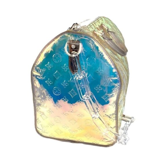 LOUIS VUITTON M53271 Monogram prism Keepall-Bandouliere50 Duffle Hand Bag - Picture 4 of 16